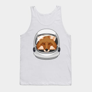 Fox as Astronaut with Helmet Tank Top